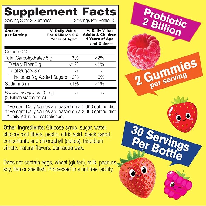 Vitamin D3+K2 Kids + Probiotics 2B Kids, Gummies Bundle - Great Tasting, Vitamin Supplement, Gluten Free, GMO Free, Chewable Gummy