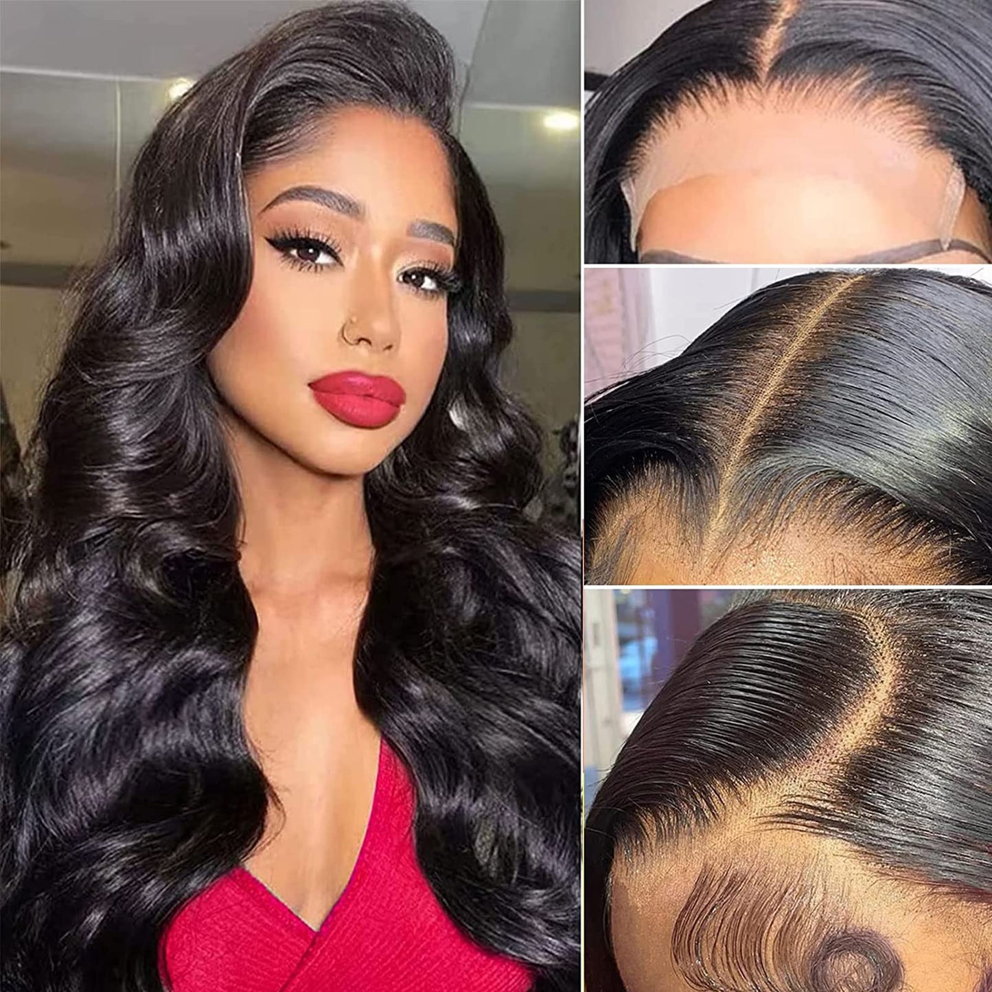 Aaliweya 5X5 Hd Lace Closure Wigs Human Hair 5X5 Body Wave Closure Wig For Black Women 150% Density Lace Front Wig Pre Plucked W