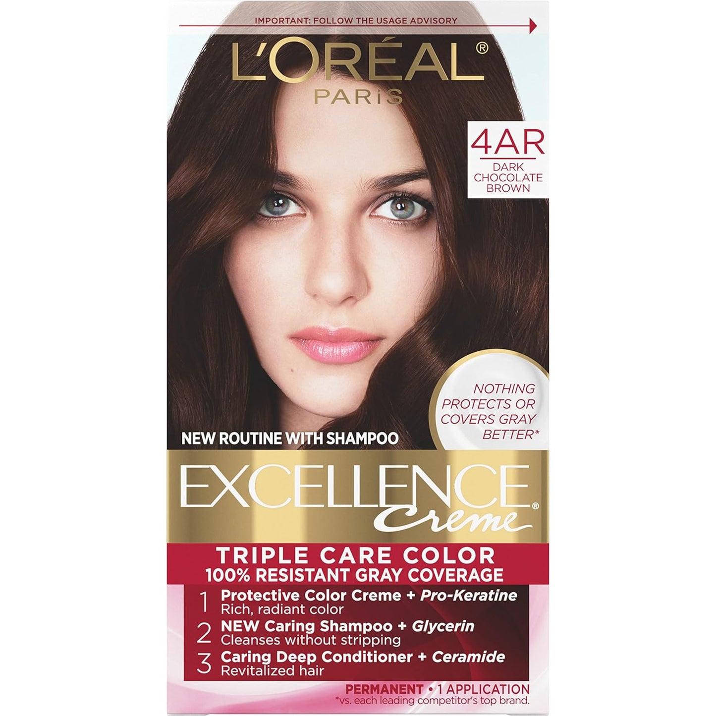 L'Oreal Paris Excellence Crème Hair Color | 9 Light Natural Blonde | Gray Coverage