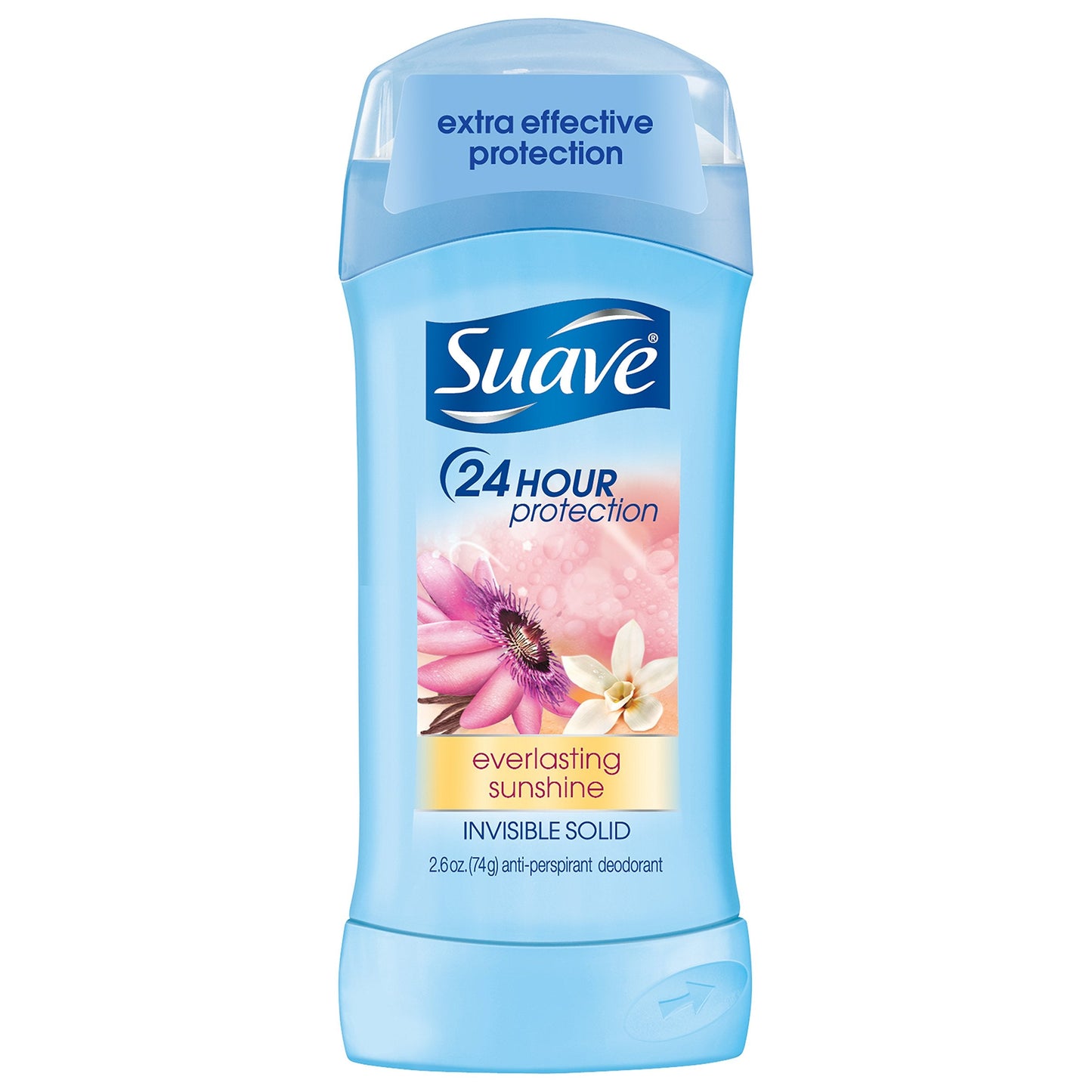 Suave Invisible Solid Anti-Perspirant Deodorant, Everlasting Sunshine, 2.6 Ounce (Pack Of 4)
