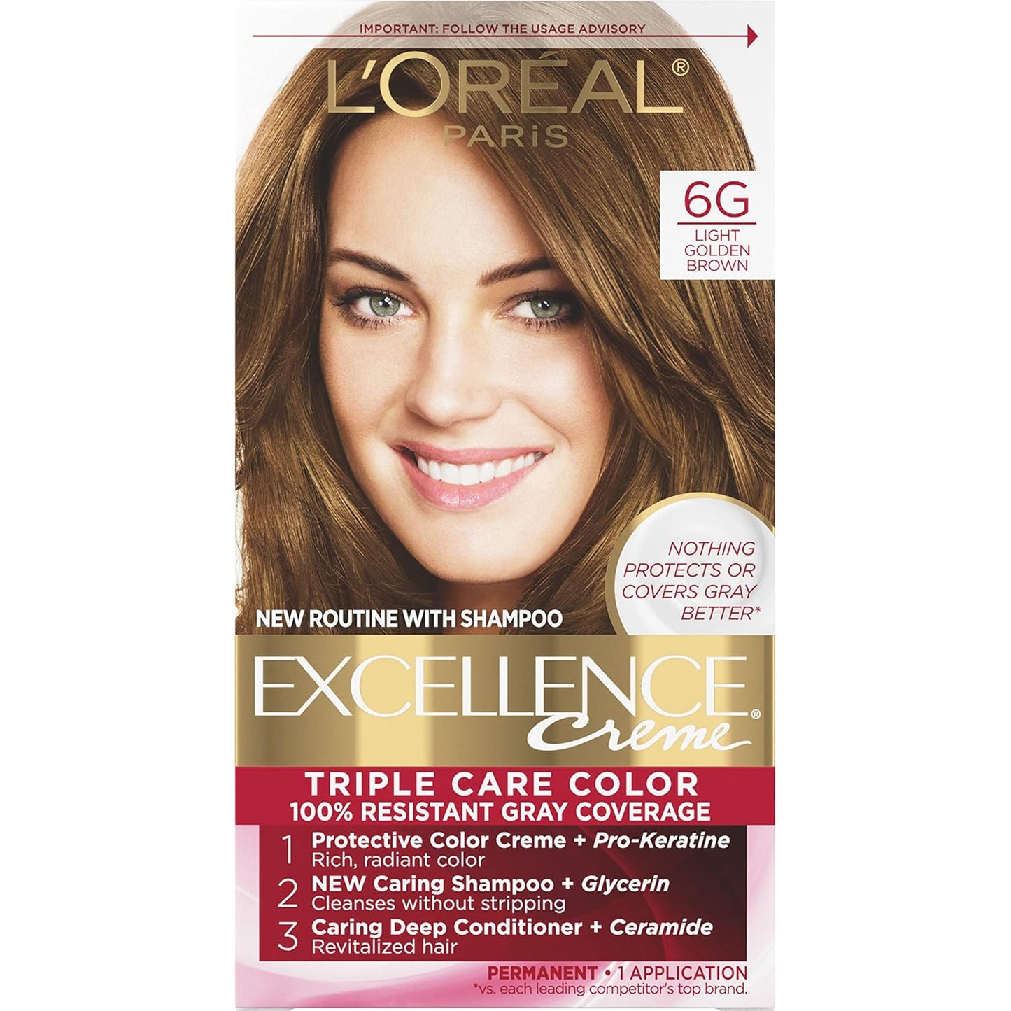 L'Oreal Paris Excellence Crème Hair Color | 9 Light Natural Blonde | Gray Coverage