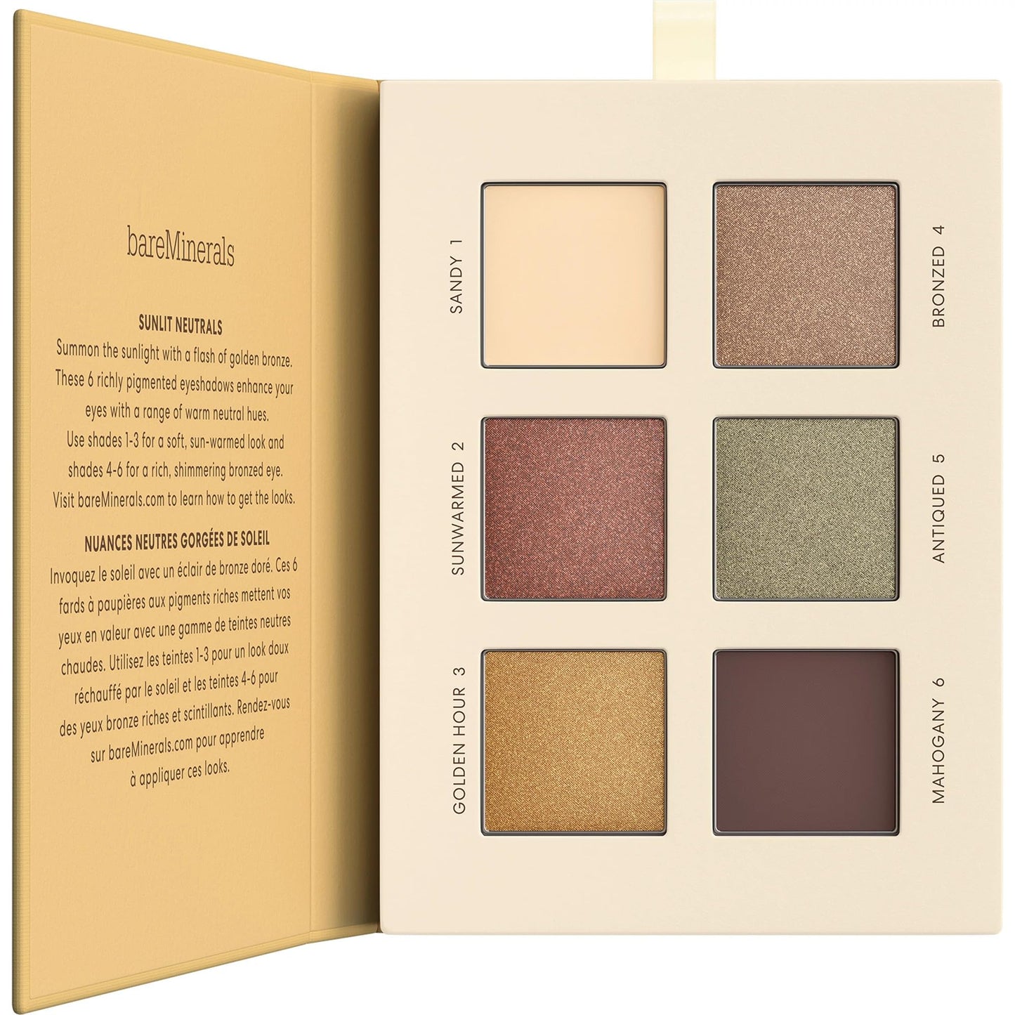 Bareminerals Mineralist Eyeshadow Palette, Six Richly Pigmented + Blendable Shades, Talc-Free Eye Shadow Palette Makeup, Vegan,