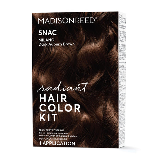 Madison Reed Radiant Hair Color Kit, Dark Chocolate Brown For 100% Gray Coverage, Ammonia-Free, 5Nac Milano Brown, Permanent Hai