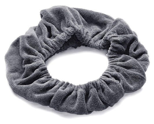 Tassi Gray Terrycloth Hair Holder Wrap, The Best Way To Hold Your Hair Since...Ever!