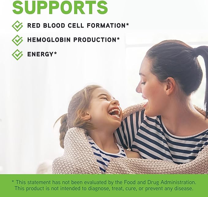 DaVinci Labs Iron Bis-Glycinate - Gentle Iron Supplement for Women & Men - Help Support Hemoglobin Production & Normal Energy Levels with Vitamin C & More* - Vegan - 60 Vegetarian Capsules