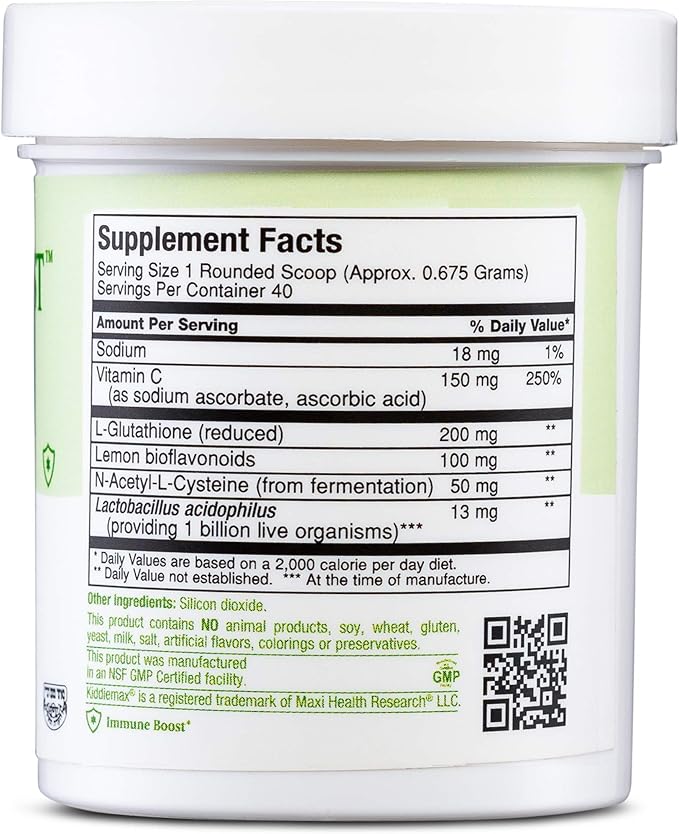 Maxi Health Kiddie Boost - Multivitamins - Children's Immune Support - Powder - Kosher, 0.95 Oz