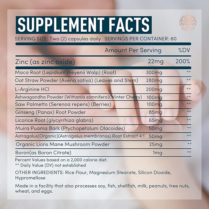 WINDSOR BOTANICALS Vegan Vitamin B12 and Male Fertility Supplement with Maca Root - Energy and Fertility Bundle