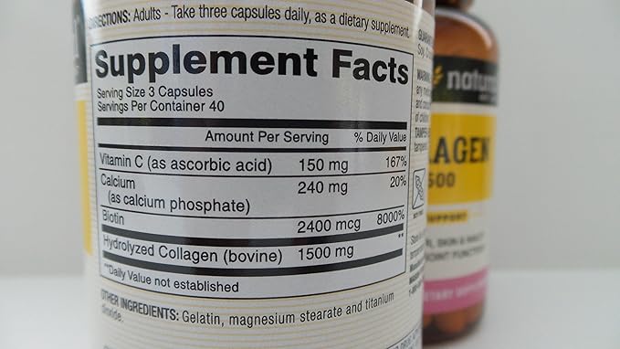 Mason Vitamins, Collagen, Plus Biotin & Vitamin C, 1500, 120 Capsules(Pack of 2) by Mason Natural