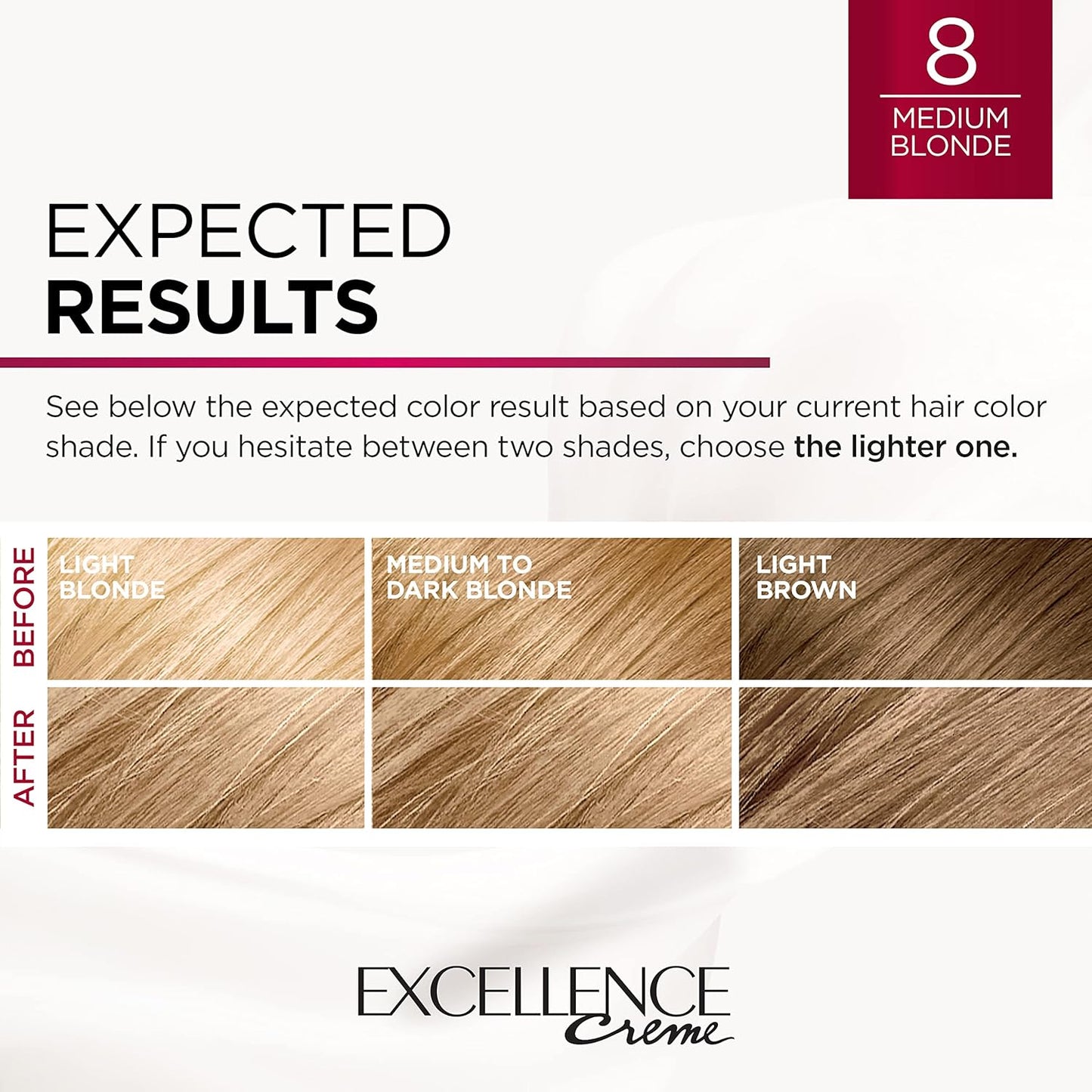 L'Oreal Paris Excellence 6G Light Golden Brown Hair Color | Gray Coverage, 8 Weeks