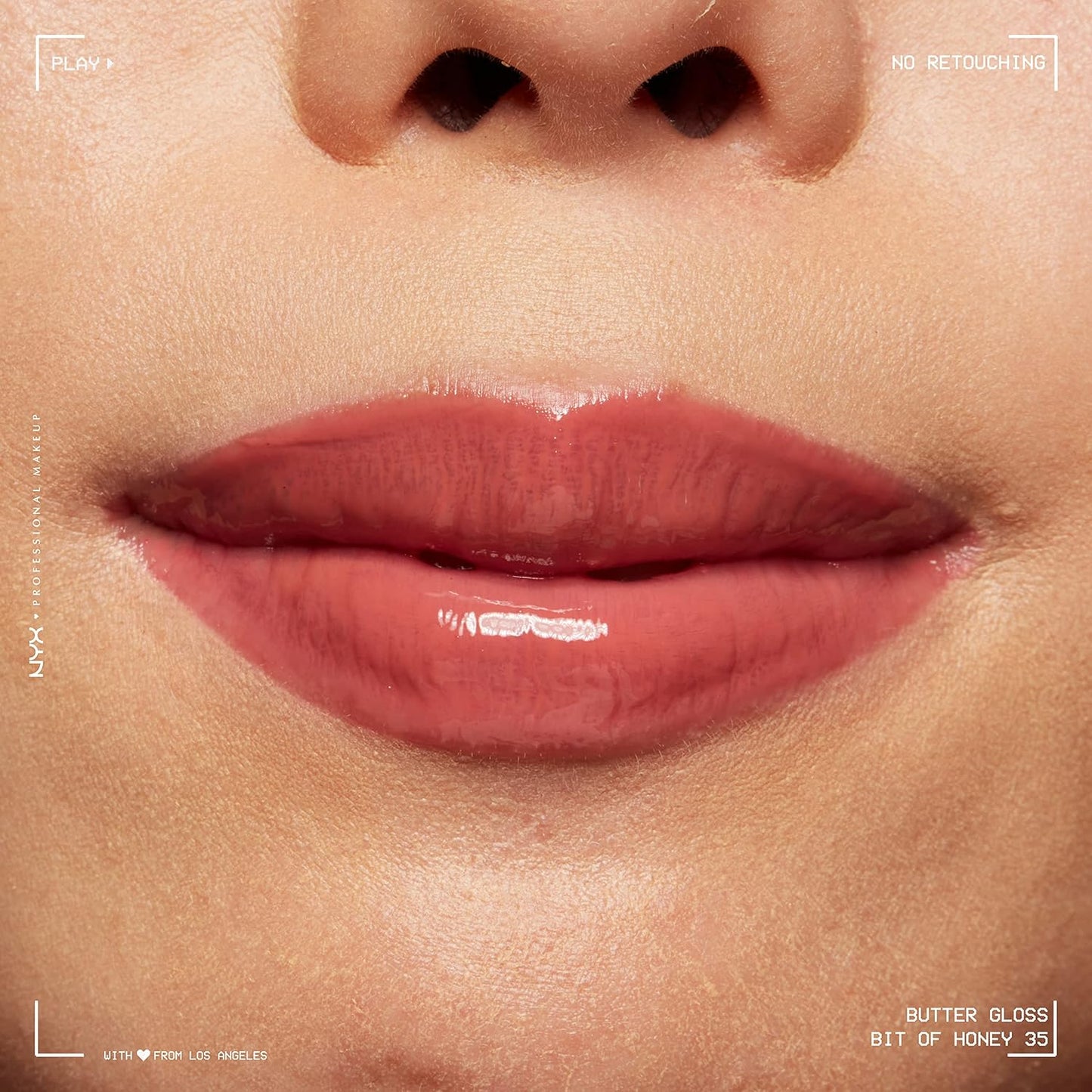 NYX Butter Gloss | Non-Sticky Peach Nude Lip Gloss for All Skin Tones