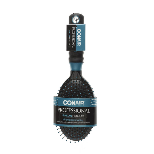 Conair Pro Hair Brush With Wire Bristle, Cushion Base, Colors May Vary
