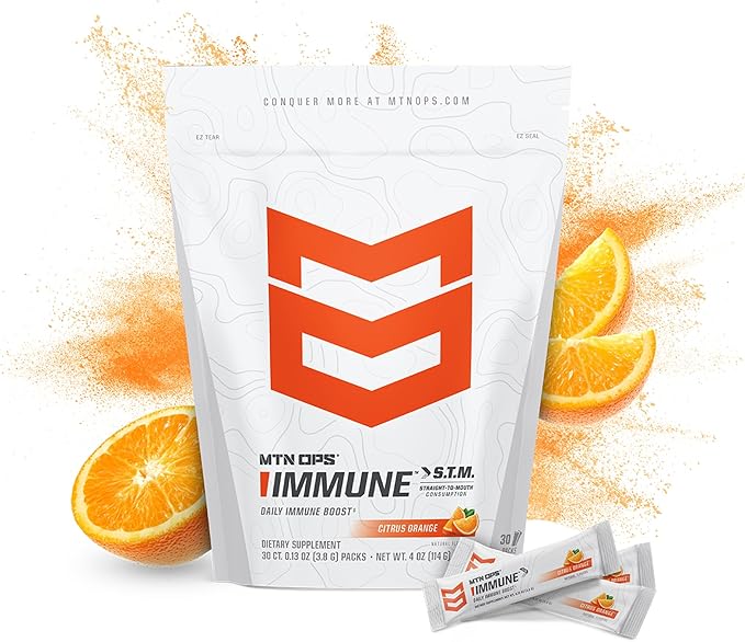 MTN OPS Immune Gummies + Immune STM Orange Citrus Bundle