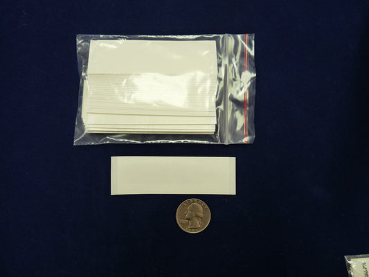 Walker Tape 1522 Double Sided Clear Straight, 36 Pcs, 1 In X 3 In Clear