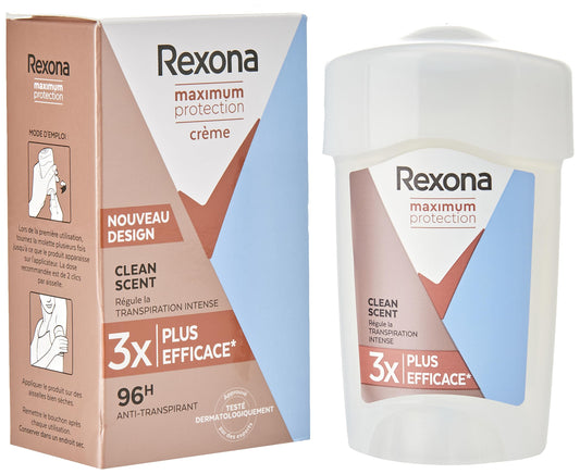 Rexona Maximum Protection Sensitive Dry Antiperspirant Cream 45 ml