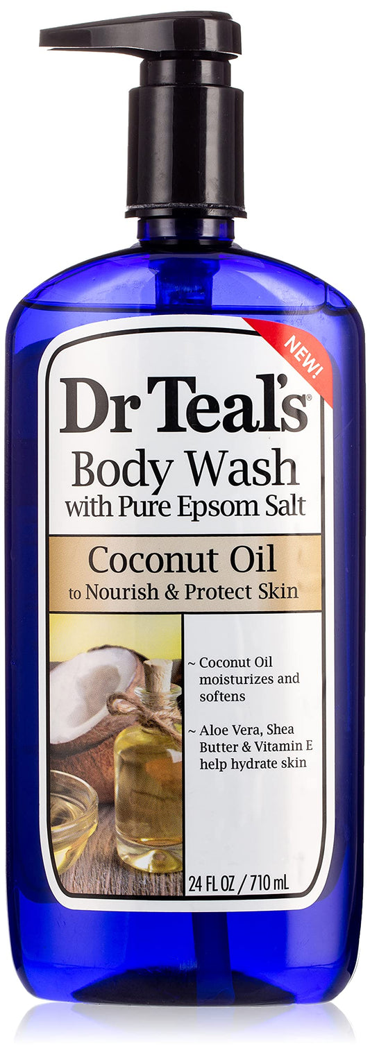 Dr Teal'S Body Wash, Nourish & Protect With Coconut Oil, 24 Fl Oz