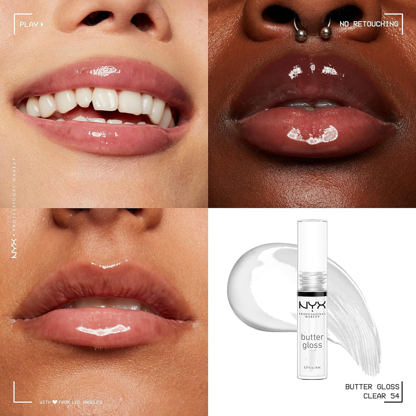 NYX Slim Lip Pencil & Butter Gloss Bundle | Peakaboo Neutral, Sugar Glass