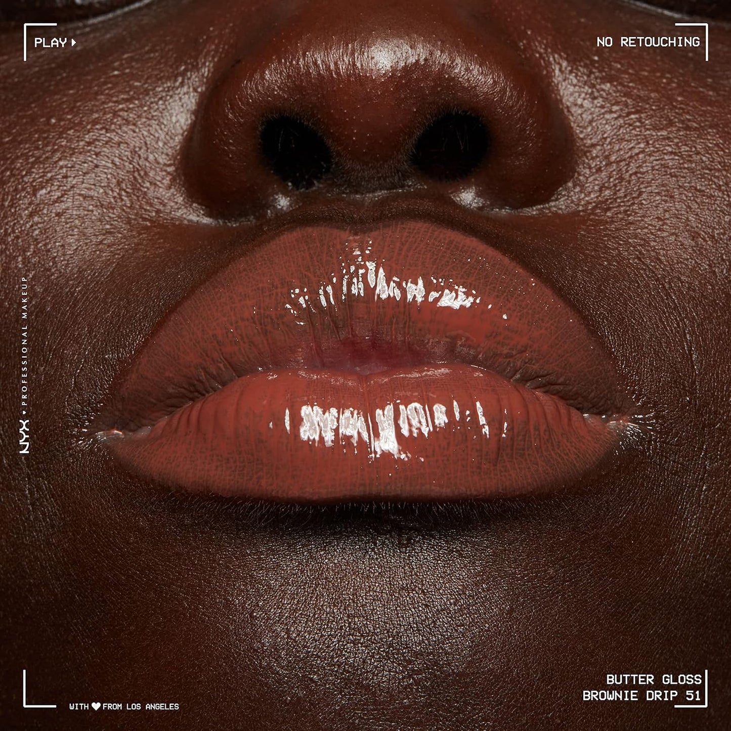 NYX Butter Gloss | Non-Sticky Deep Brown Lip Gloss for All Skin Tones