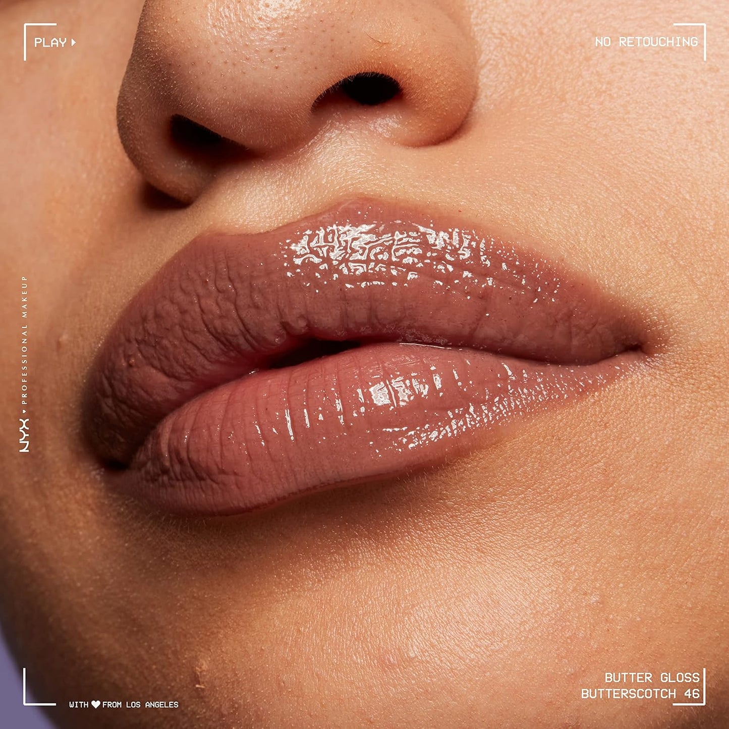 NYX Butter Gloss | Brown Sugar Non-Sticky Lip Gloss for All Skin Tones