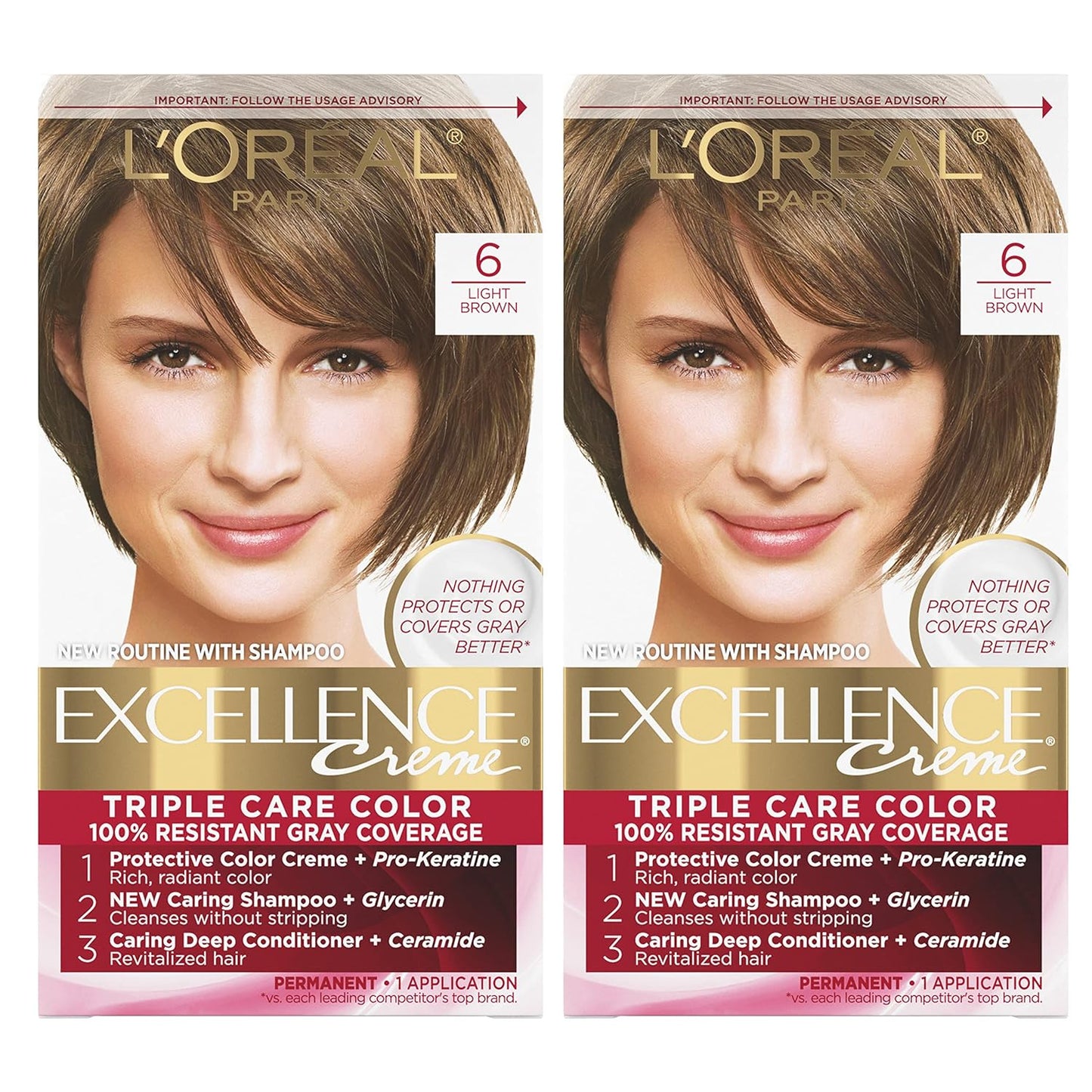 L'Oreal Paris Excellence Crème Hair Color | 9 Light Natural Blonde | Gray Coverage