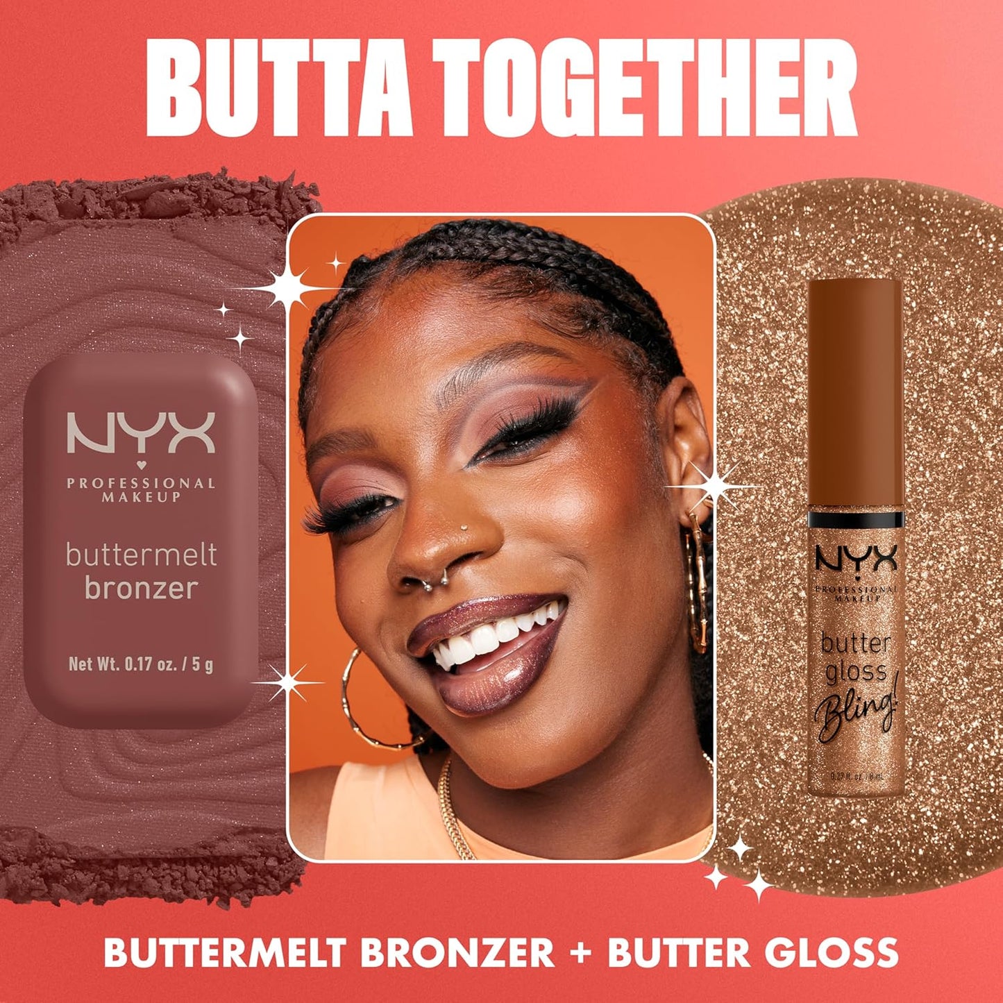 NYX Butter Gloss | Vegan Lip Gloss - Non-Sticky & Shiny | Hustla Shade