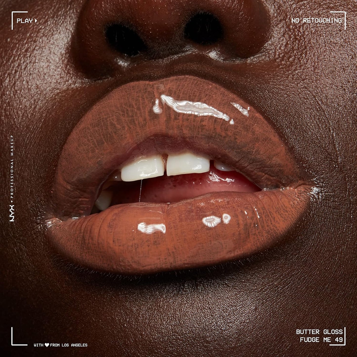 NYX Butter Gloss | Non-Sticky Lip Gloss in Brown Sugar - Warm Brown Shade