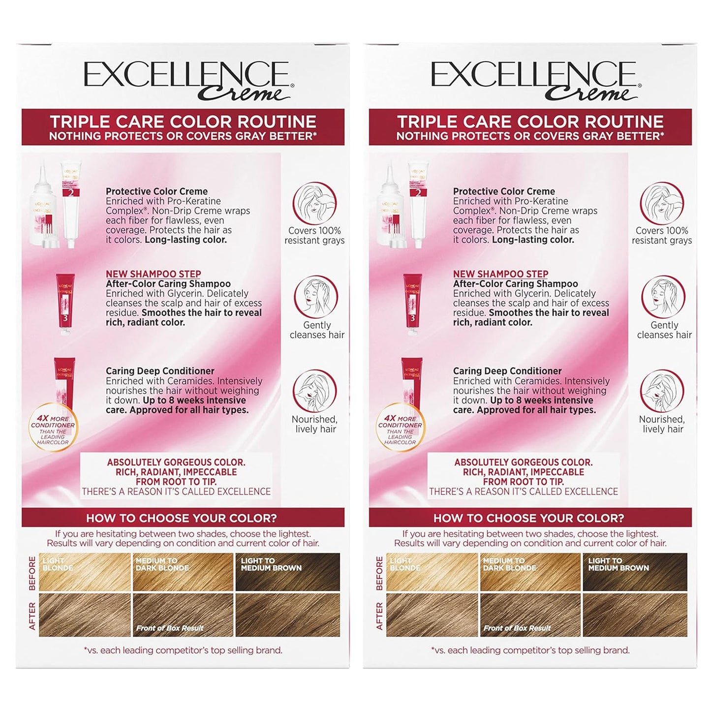 L'Oreal Paris Excellence Crème Hair Color | 9 Light Natural Blonde | Gray Coverage