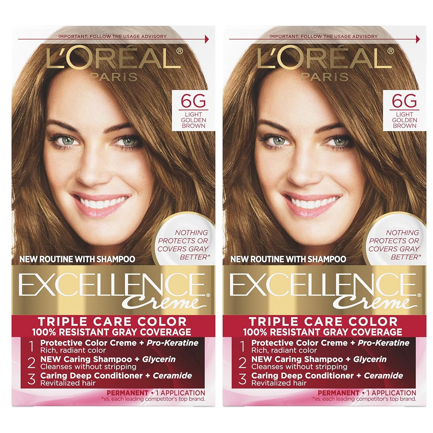 L'Oreal Paris Excellence Crème Hair Color | 9 Light Natural Blonde | Gray Coverage