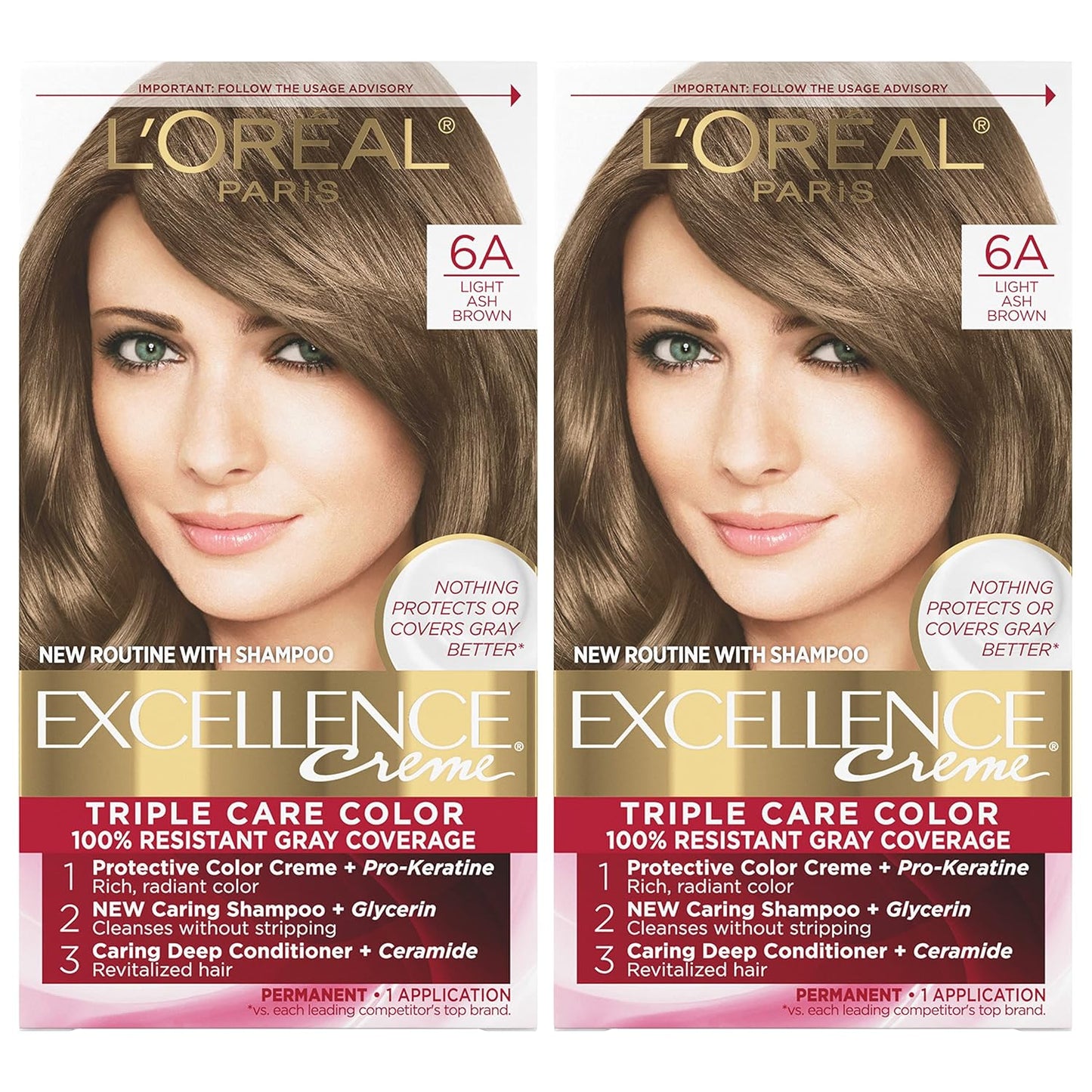 L'Oreal Paris Excellence Crème Hair Color | 9 Light Natural Blonde | Gray Coverage
