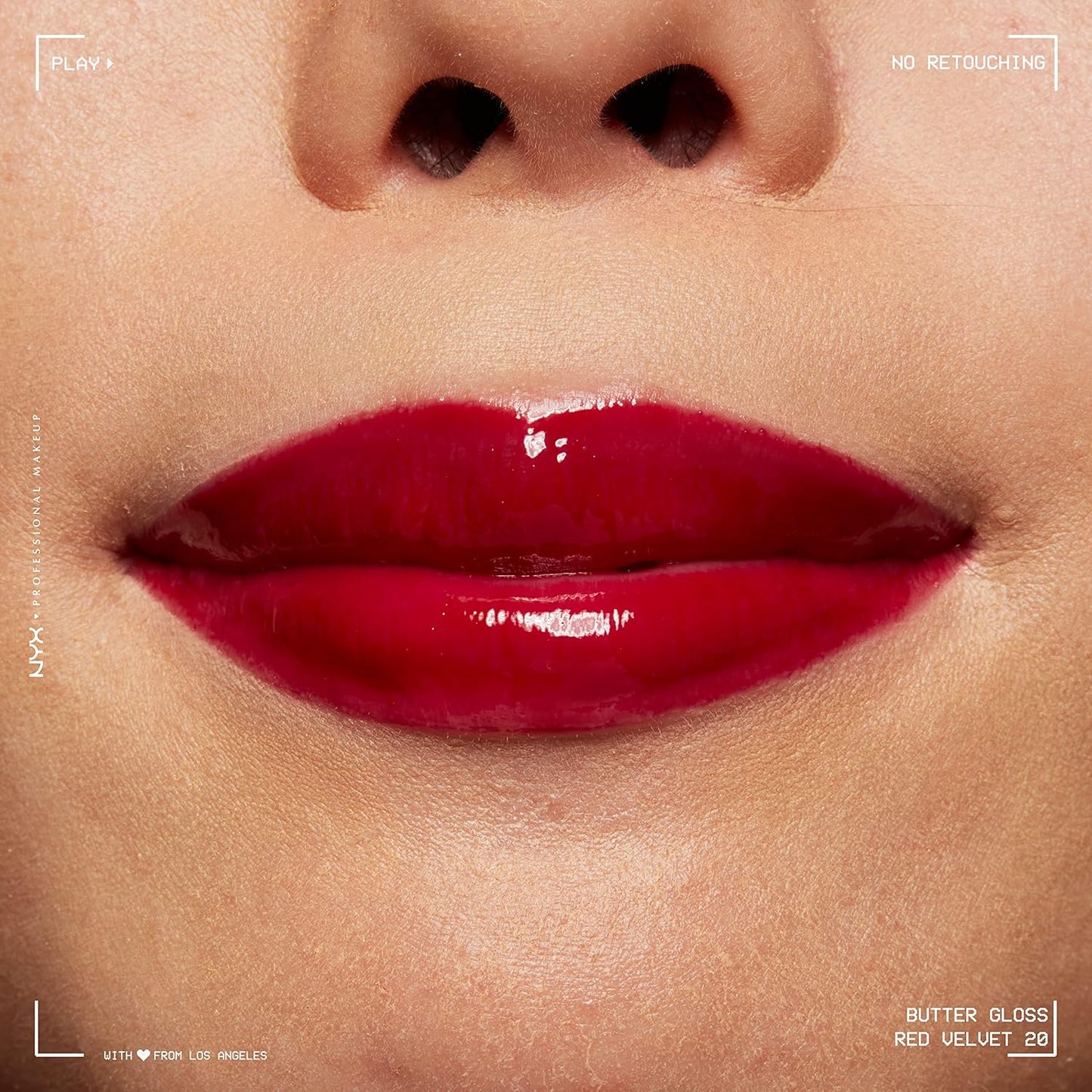 NYX Butter Gloss | Non-Sticky Deep Red Lip Gloss for All Skin Tones