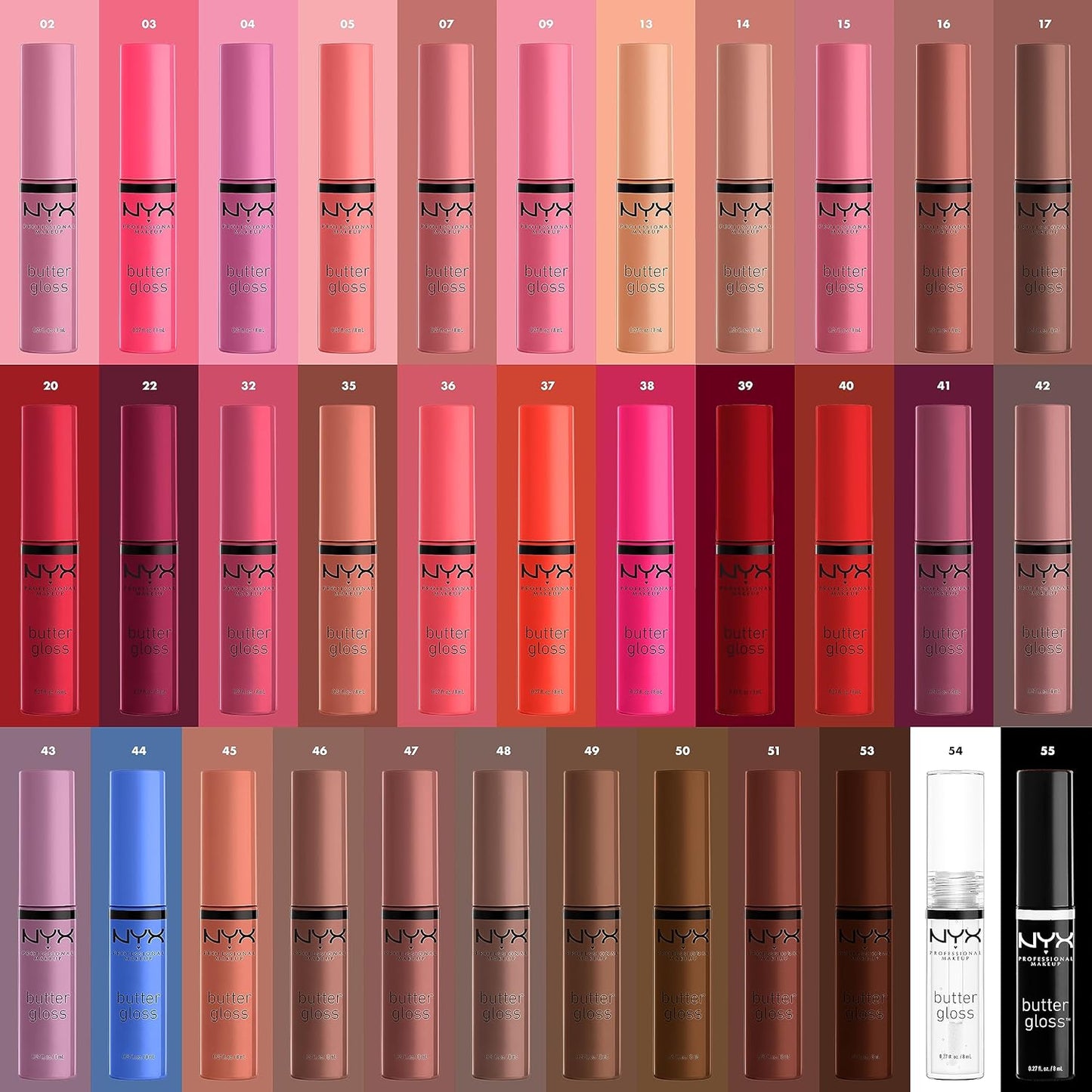 NYX Butter Gloss | Non-Sticky Lip Gloss for Women - Licorice (Black)