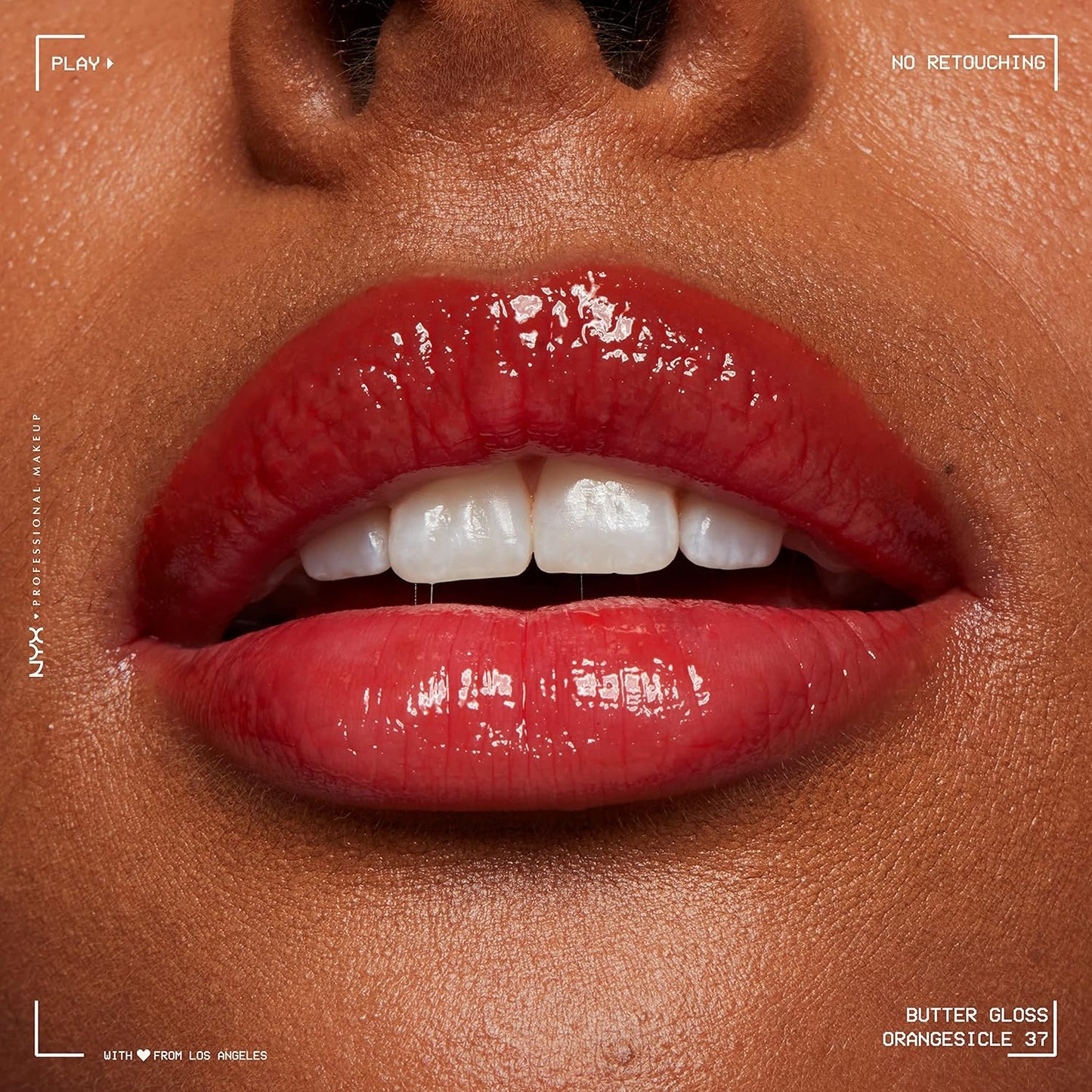 NYX Butter Gloss | Non-Sticky Orange Lip Gloss for Vibrant Shine