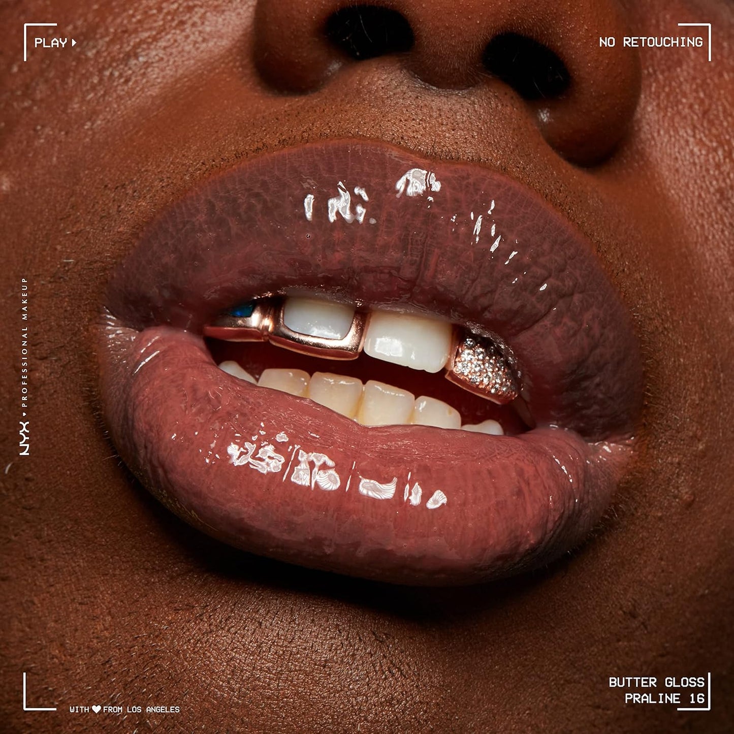NYX Butter Gloss | Non-Sticky Deep Nude Lip Gloss for All-Day Shine