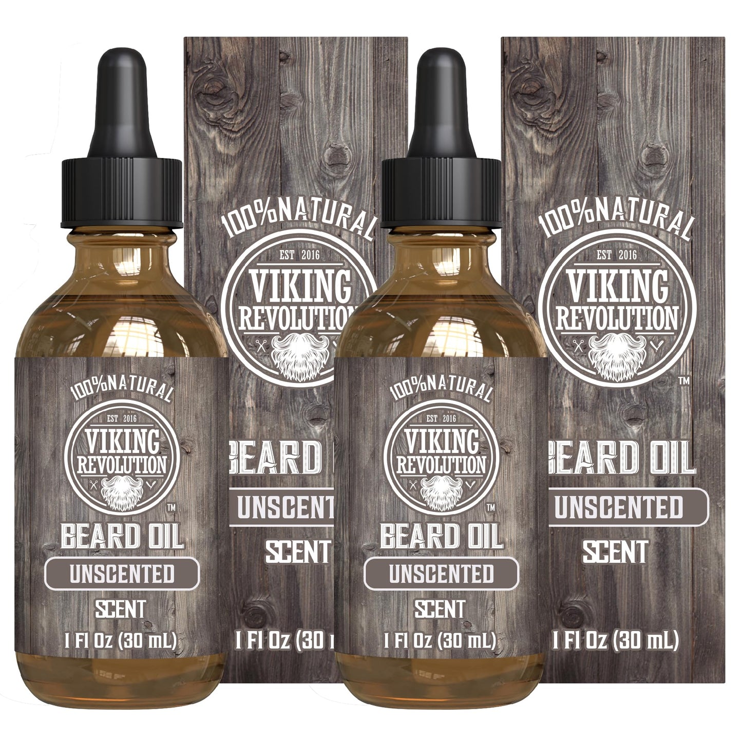 Viking Revolution Men'S Beard Oil With Argan And Jojoba Oils - Natural Softener And Conditioner, Strengthens And Moisturizes (Un