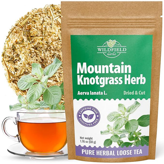 1.8 oz. Mountain Knotgrass Tea Dried Cut Herb Mountain Knotgrass Herbal Tea (Aerva Lanata) - 50g Polpala Pol-pala Pol pala Pol Pola Herb Tea