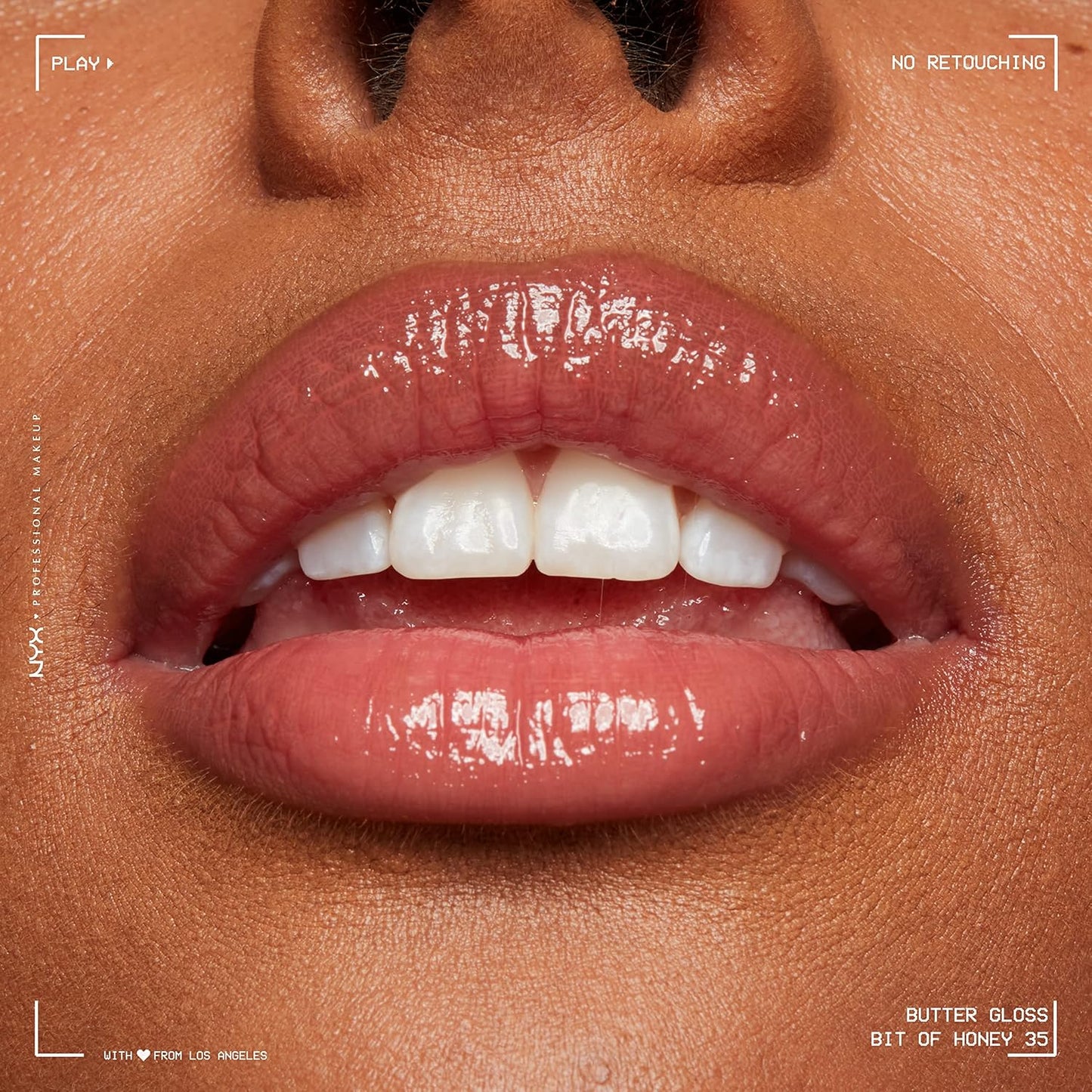 NYX Butter Gloss | Non-Sticky Peach Nude Lip Gloss for All Skin Tones