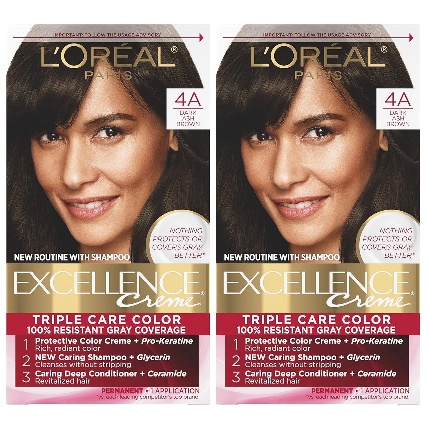 L'Oreal Paris Excellence Crème 9A Light Ash Blonde Hair Color | Gray Coverage, 8 Weeks