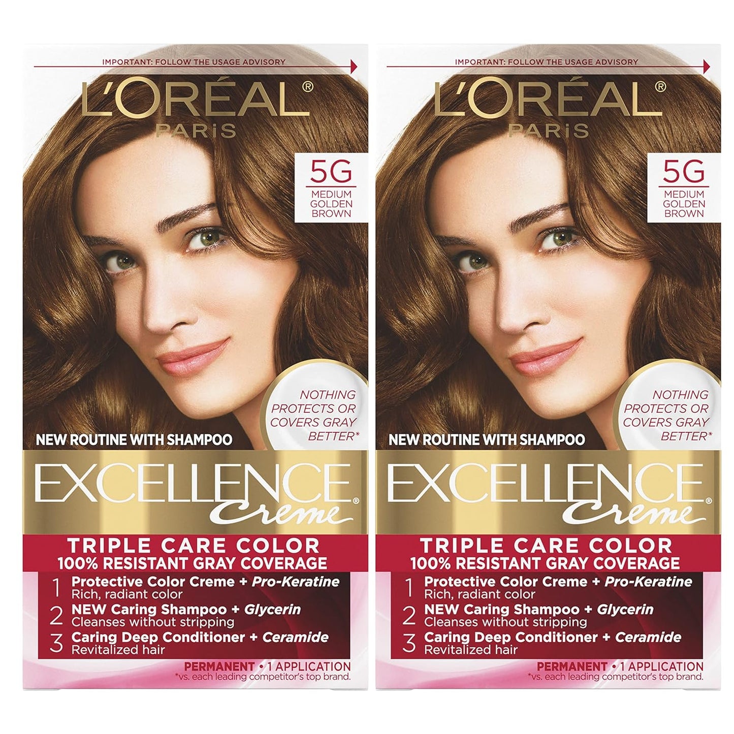 L'Oreal Paris Excellence Crème Hair Color | 9 Light Natural Blonde | Gray Coverage
