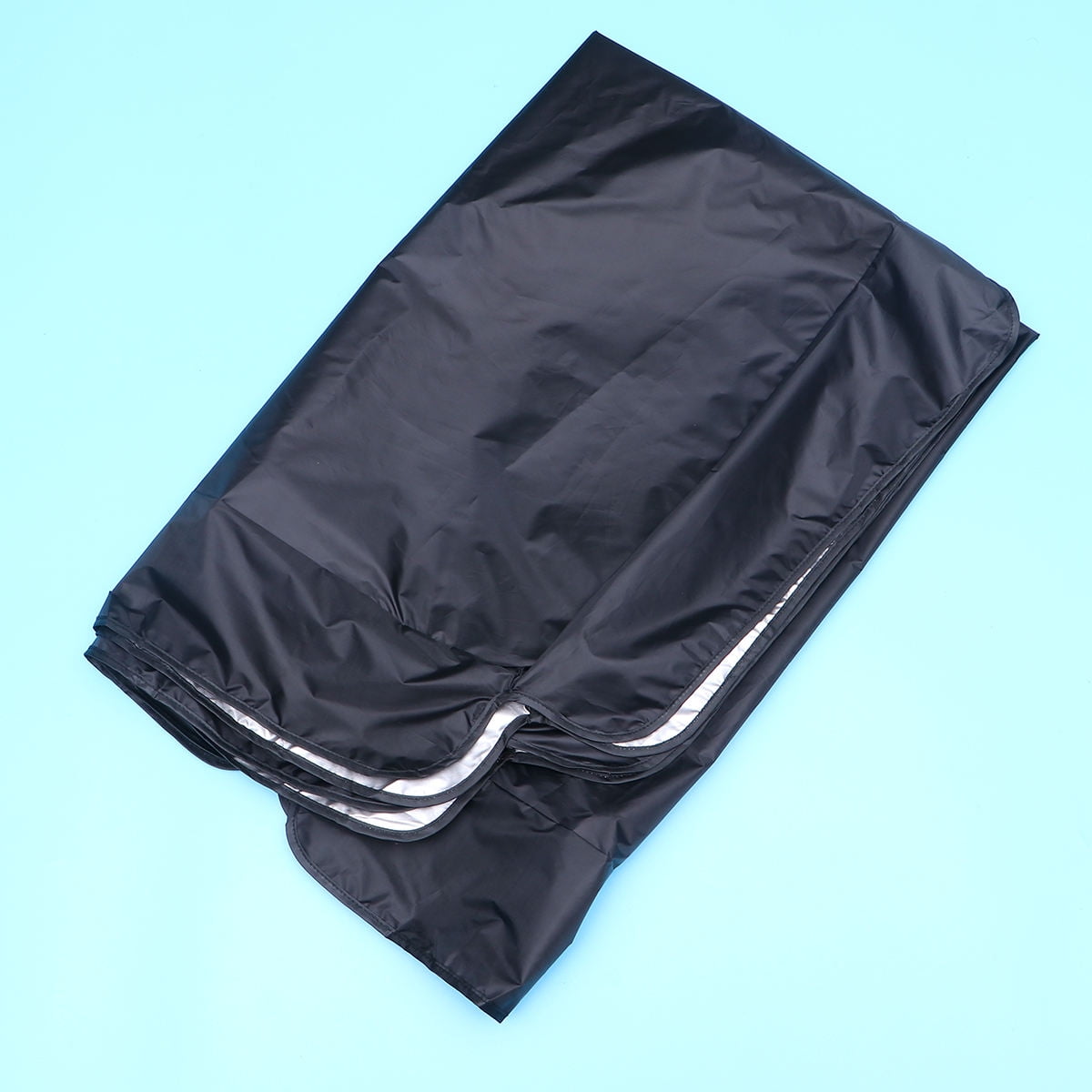 Raindrops Garden Swing Protector Cover 1Set Black Coating UV Protection for Patio Glider 142x47in