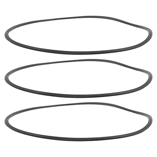 FUTUREORYY 3Pcs Non Slip Rubber Barstool Base Ring Pads Round Floor Protectors for General Users