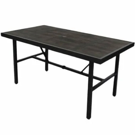 Four Seasons Courtyard Nantucket 40x72 Inch All Weather Patio Dining Table