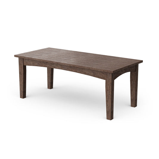 Wildridge Heritage Deep Seating Coffee Table, Tudor Brown - Outdoor Weather Resistant Recycled Plastic Furniture for Patio