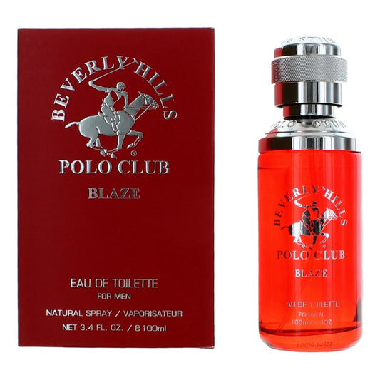 Bhpc Blaze By Beverly Hills Polo Club, 3.4 Oz Eau De Toilette Spray For Men