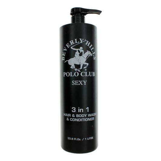 Bhpc Sexy By Beverly Hills Polo Club, 33.8 Oz 3-In-1 Hair & Body Wash & Conditioner For Men