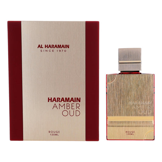 Amber Oud Rouge By Al Haramain, 4 Oz Eau De Parfum Spray For Unisex