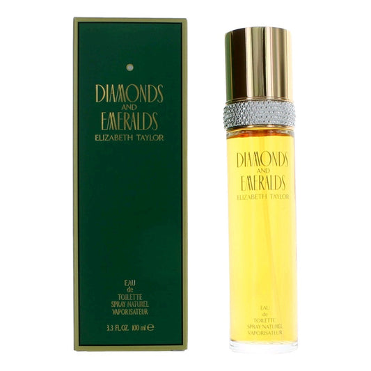 Diamonds & Emeralds By Elizabeth Taylor, 3.3 Oz Eau De Toilette Spray For Women