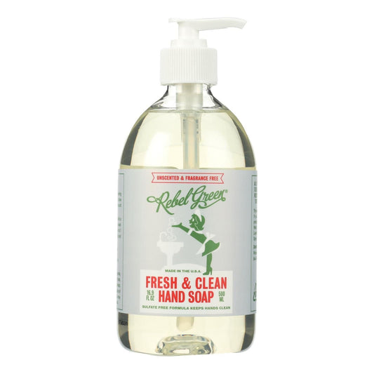 Rebel Green Hand Soap - Unscented - Case of 4 - 16.9 fl oz(D0102HH3GCY.)