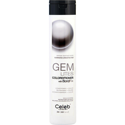 CELEB LUXURY by Celeb Luxury GEM LITES COLORDITIONER WITH BONDFIX TAHITIAN PEARL 8.25 OZ(D0102HH9FBP.)