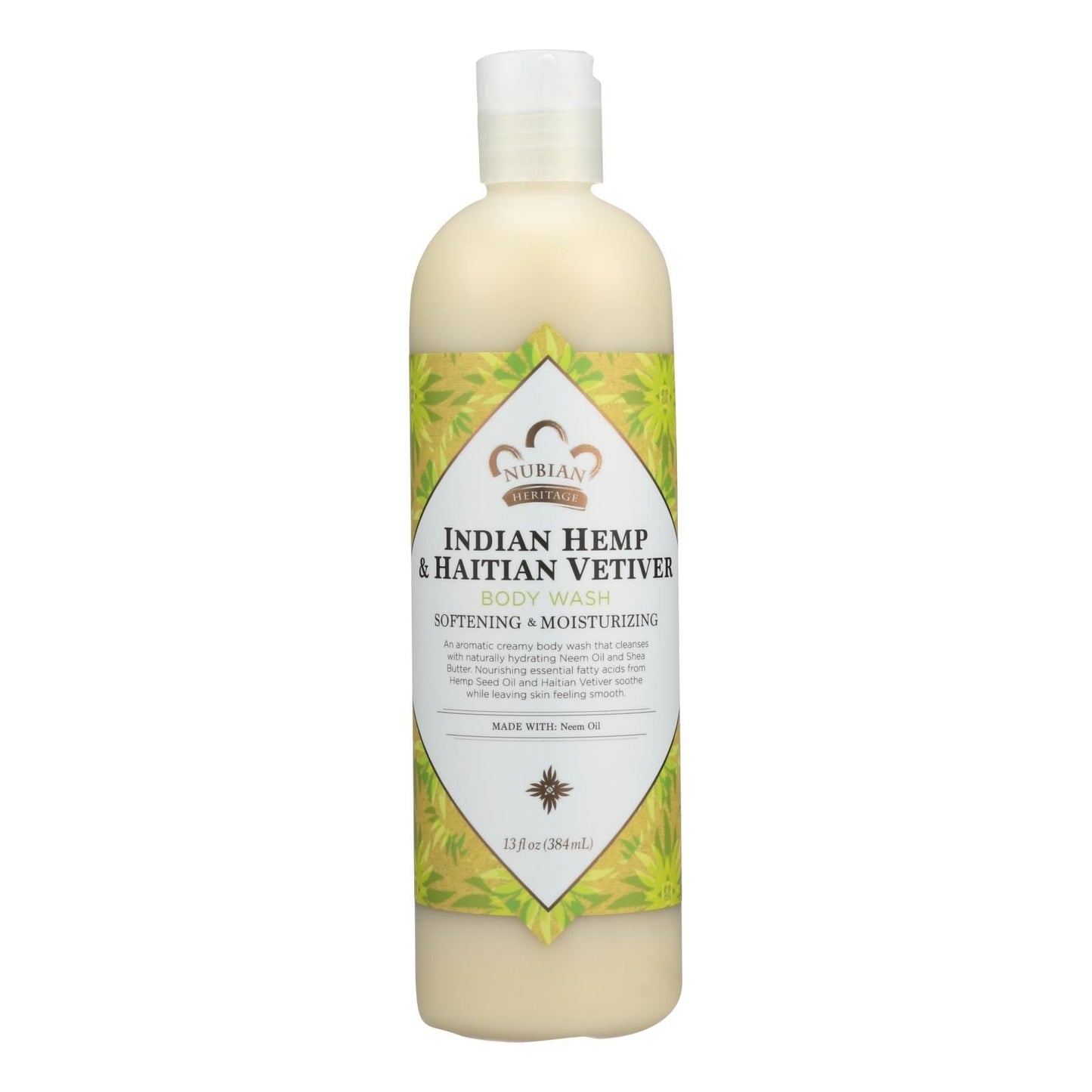 Nubian Heritage Body Wash Indian Hemp And Haitian Vetiver - 13 fl oz(D0102HX8F3X.)