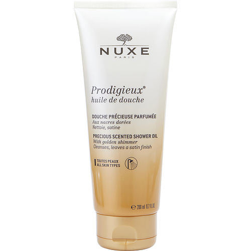 Nuxe By Nuxe Prodigieux Huile De Douche Shower Oil With Golden Shimmer --200Ml/6.7Oz(D0102Hxqjpg.)