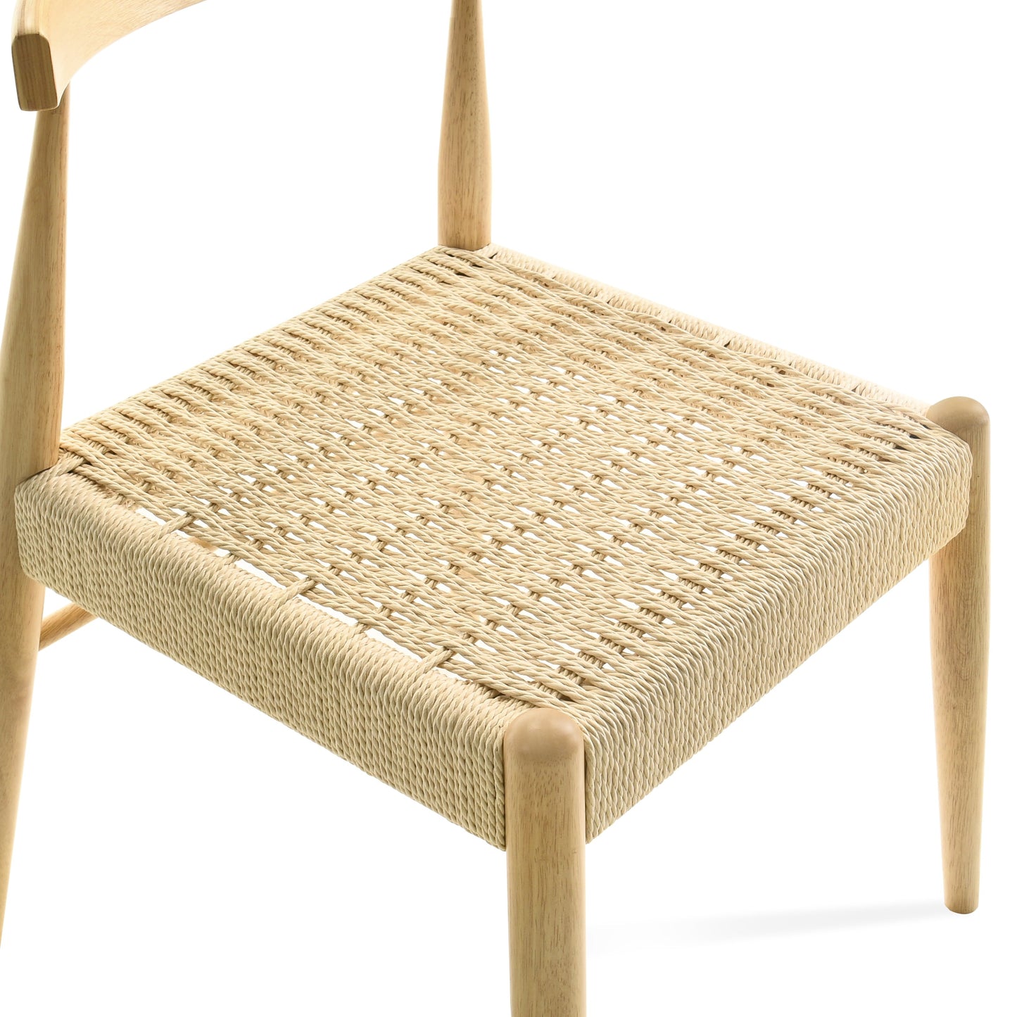 XDECO Wooden Dining Chairs 2-Pack for Indoor Outdoor Living Room Bedroom